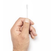 nasal swab hand